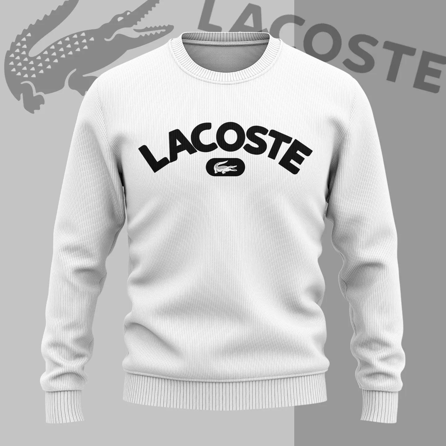 Lacoste Classic White Sweater