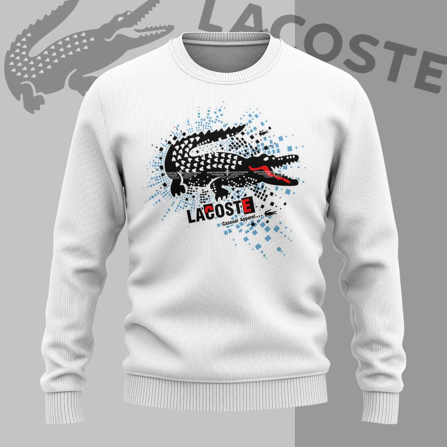 Lacoste Croc Graphic Crewneck Sweater