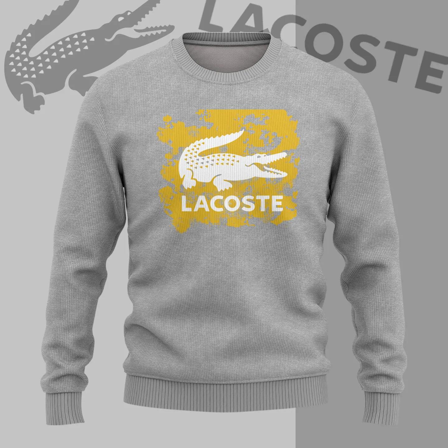 Lacoste Croc Graphic Crewneck Sweater