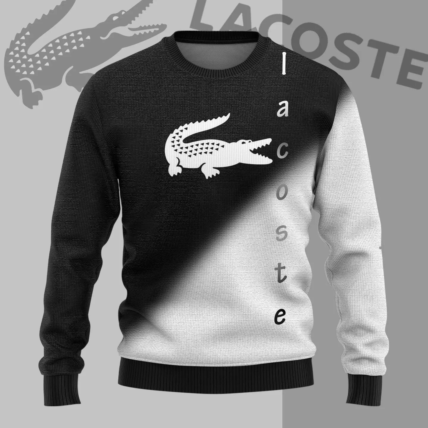 Lacoste Crocodile Gradient Sweater