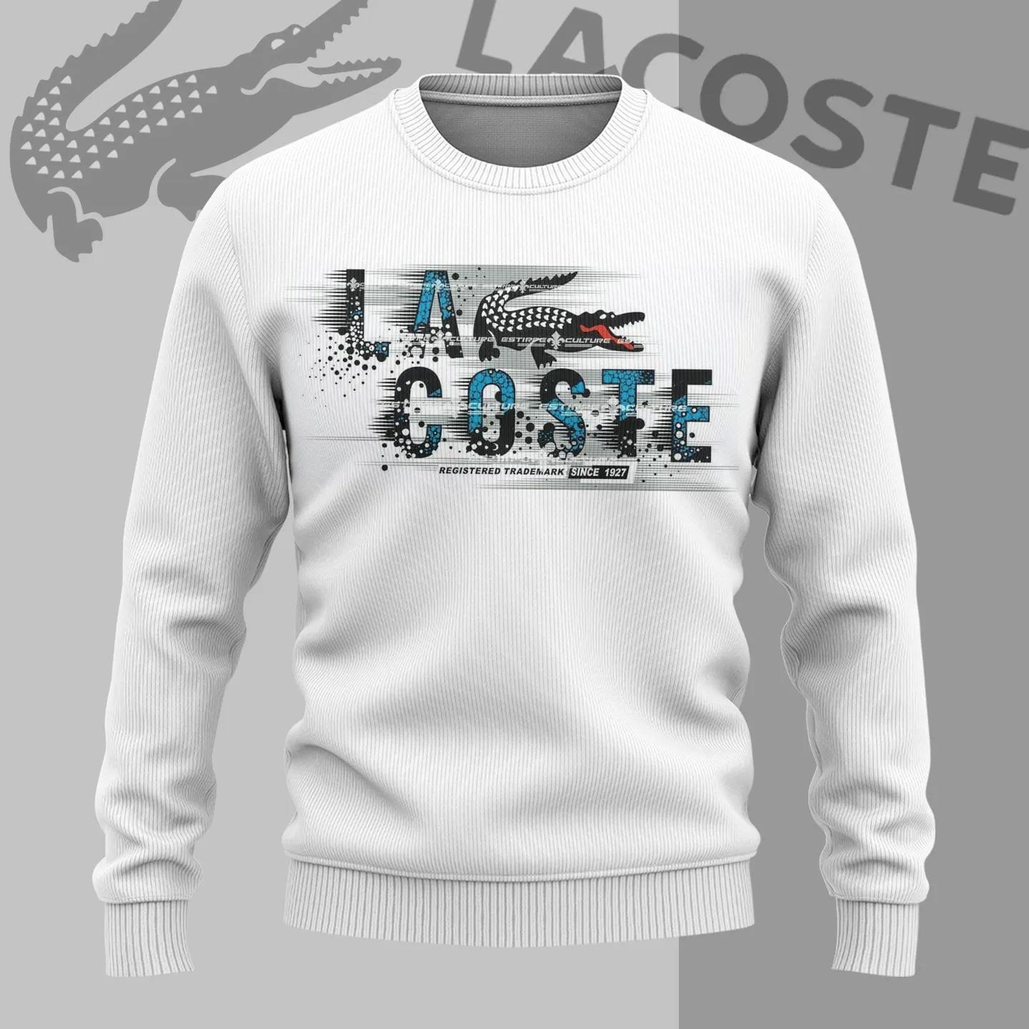 Lacoste Graphic Croc Sweater | Modern Premium Statement Piece