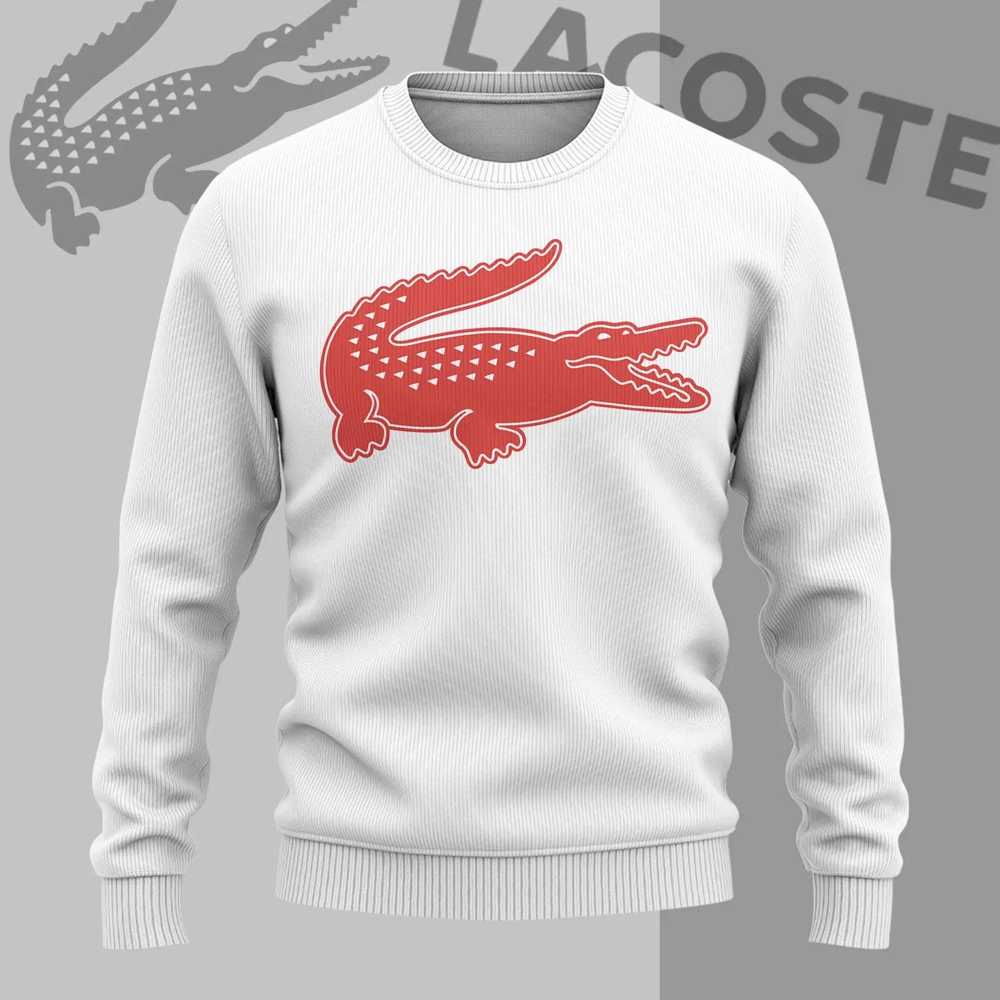 Lacoste Iconic Red Crocodile Sweater
