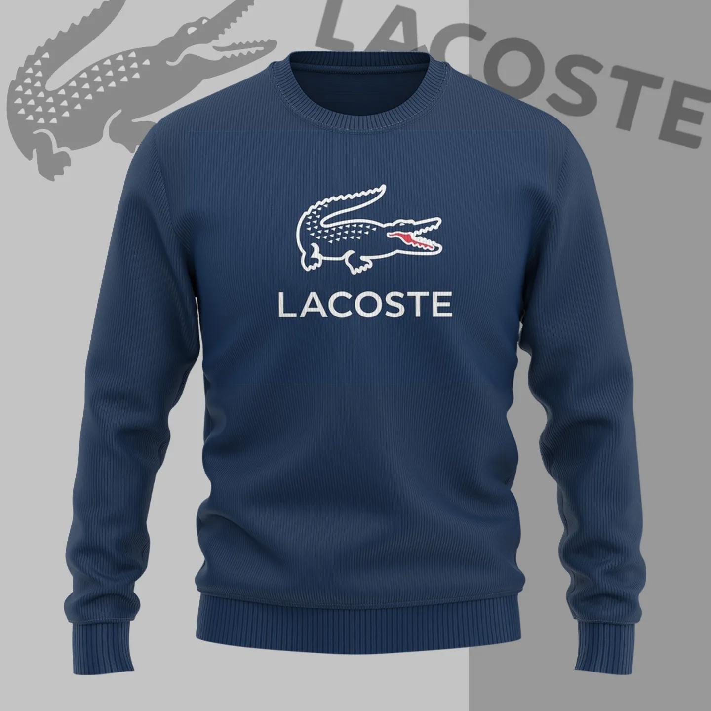 Lacoste Navy Crewneck Sweater