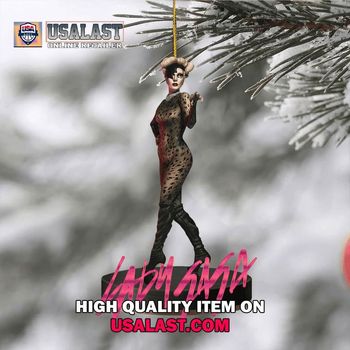 Lady Gaga Iconic Ornament in Bold Couture Style