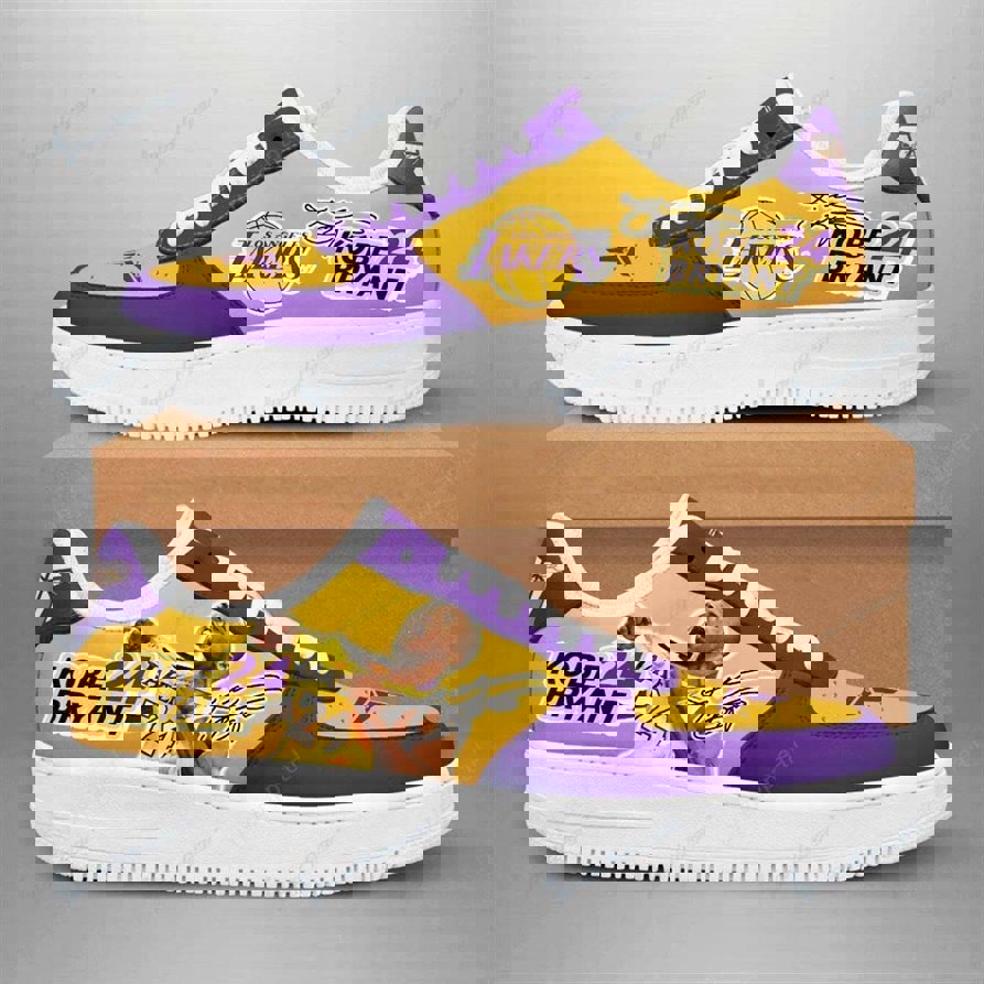 Lakers Purple Airforce One Sneaker Modern Tribute