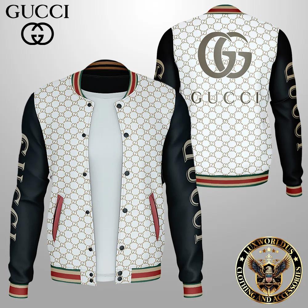 [LIMITED] GUCCI Premium Varsity Jacket LUX-BJ1-00BAQ3CLCF