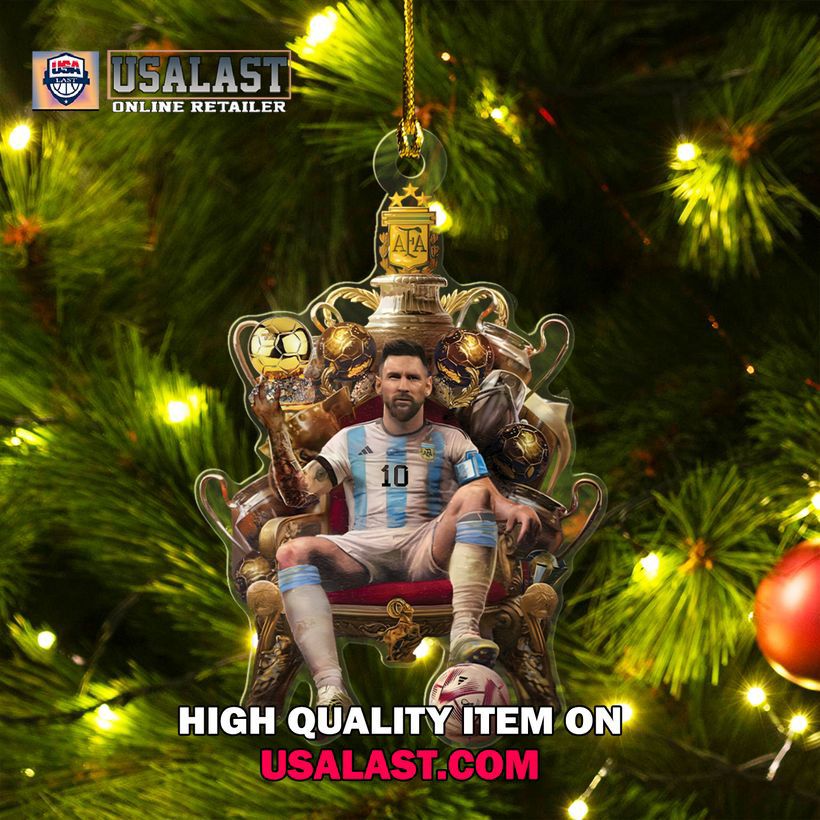 Lionel Messi Trophy Throne Ornaments Statement Piece