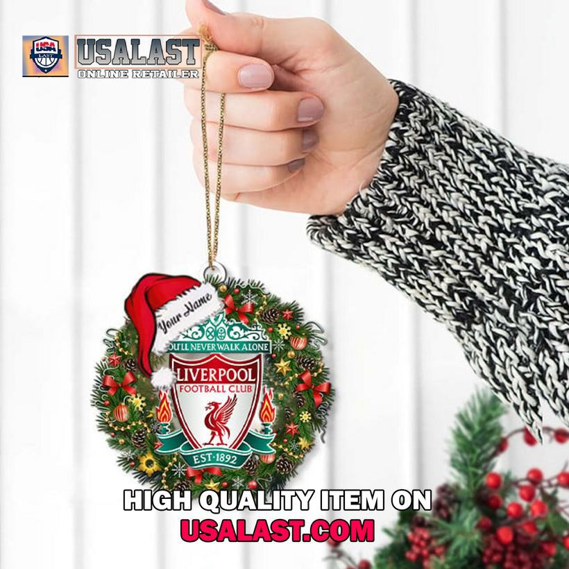Liverpool Football Club Statement Ornament Personalized High-Quality Gift