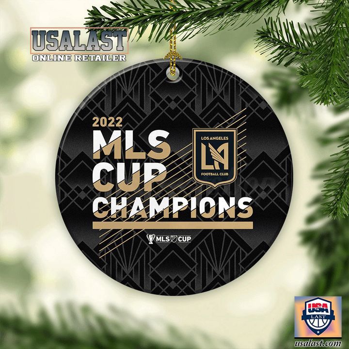 Los Angeles FC 2022 MLS Cup Champions Christmas Ornament