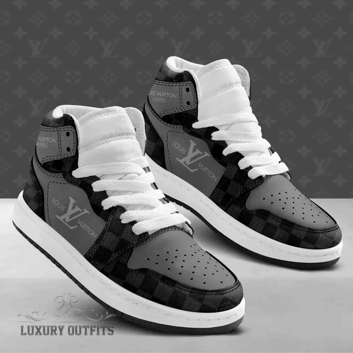Louis Vuitton Air Jordan 1 High Top Sneakers
