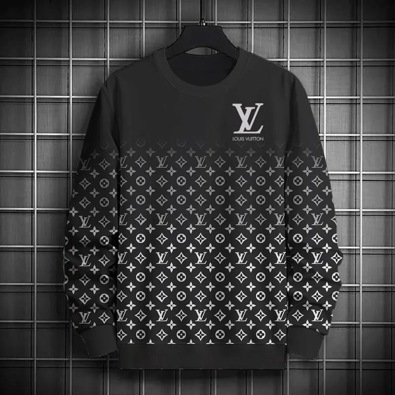 Louis Vuitton Black Ombre Monogram Sweatshirt