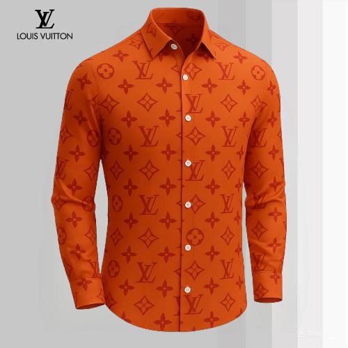 Louis Vuitton Bold Monogram Long Sleeves Shirt