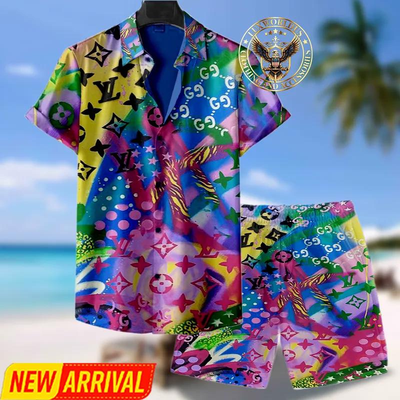 Louis Vuitton Bold Multicolor Beach Set