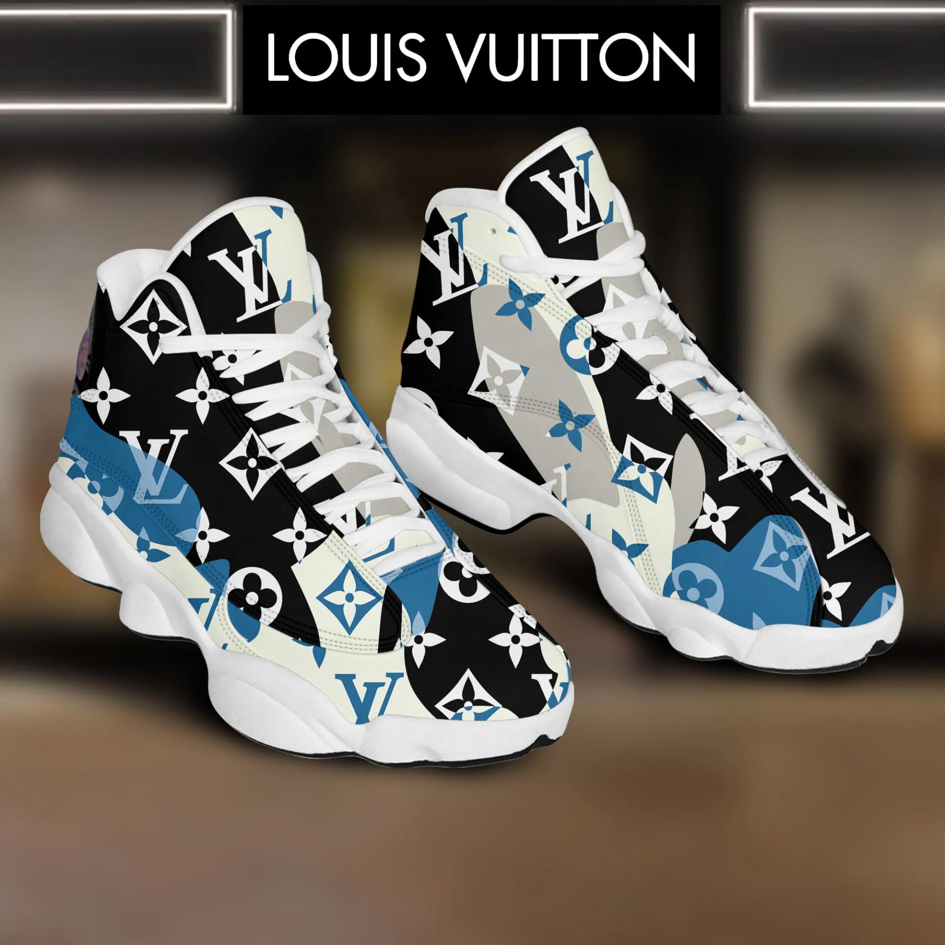 Louis Vuitton Bold Print Jordan 13 Sneaker