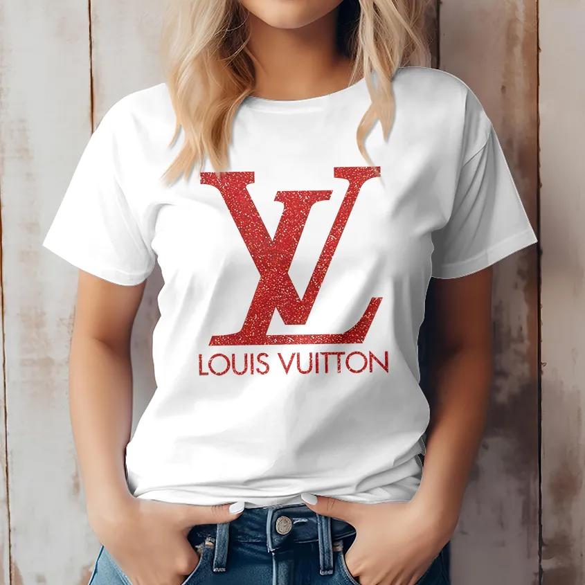 Louis Vuitton Bold Red Statement T-Shirt
