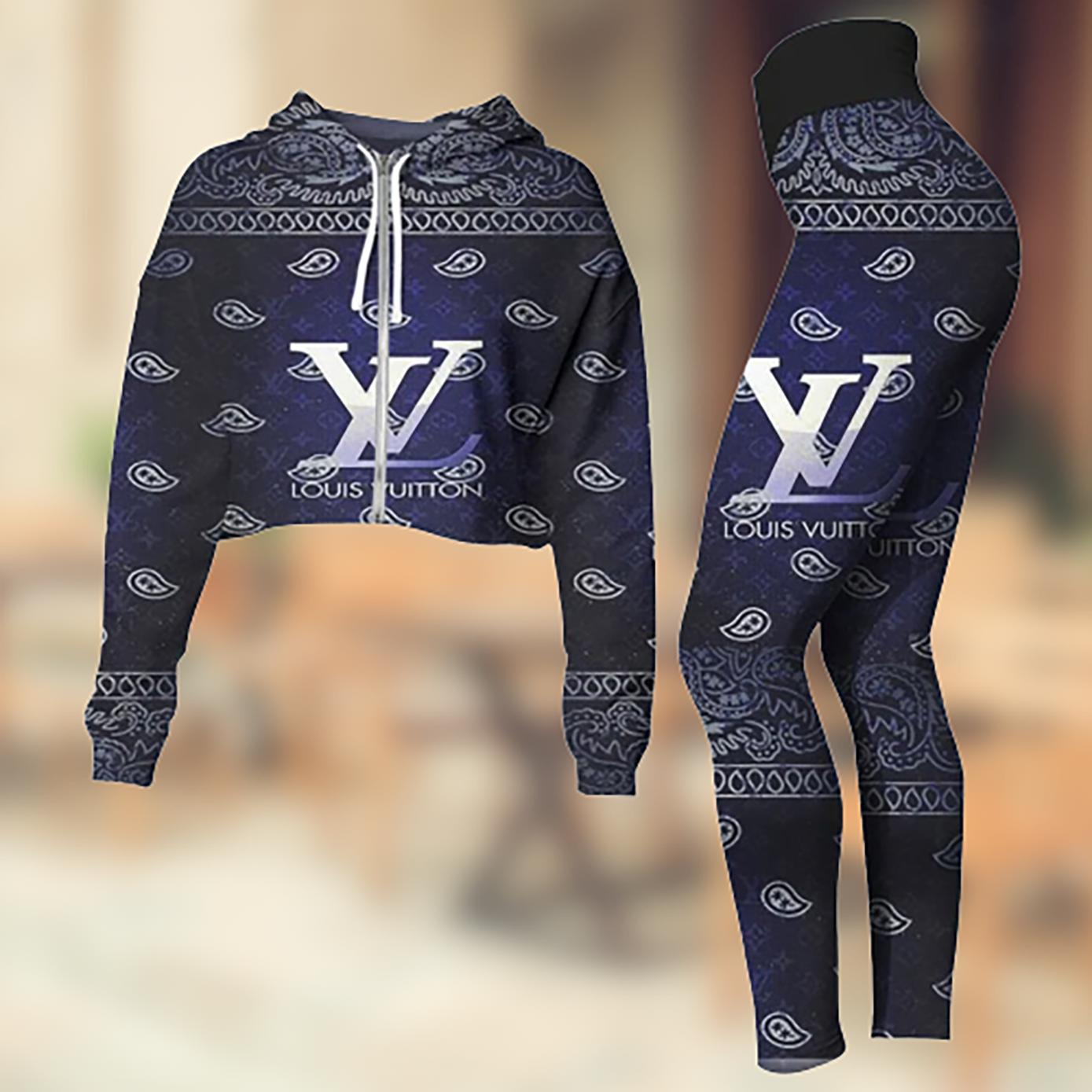Louis Vuitton Bold Statement Hoodie and Leggings