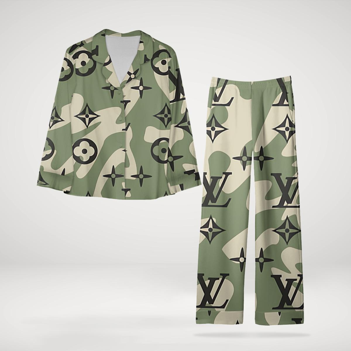 Louis Vuitton Camo Statement Suit