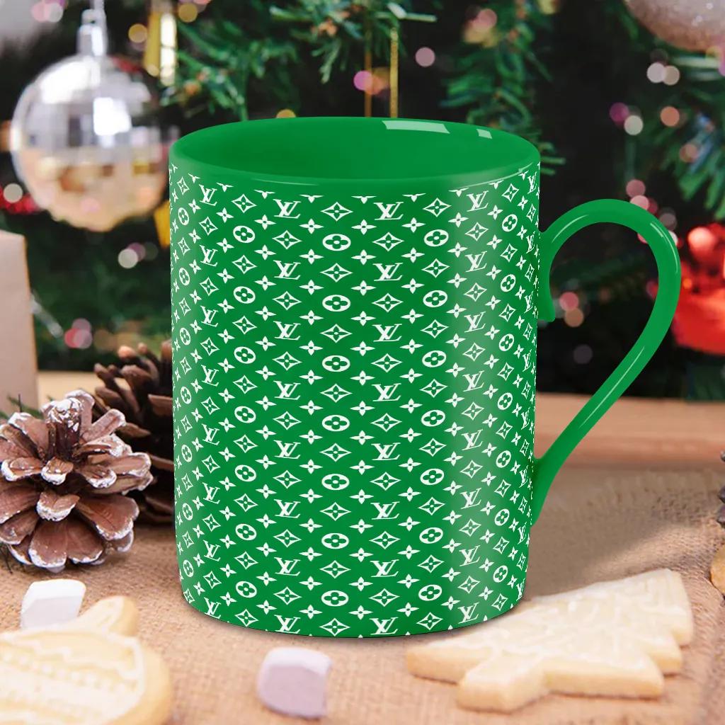 Louis Vuitton Green Monogram Mug