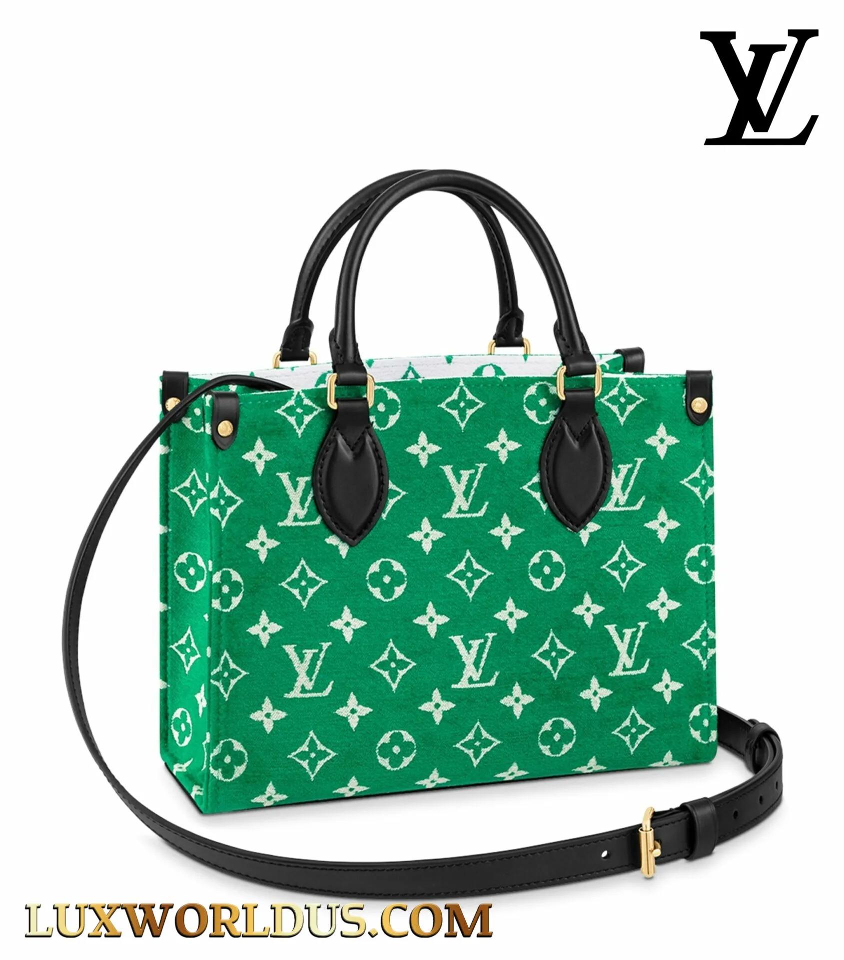 Louis Vuitton Green Monogram Shoulder Bag