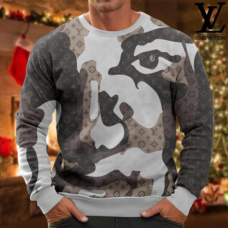 Louis Vuitton Iconic Camo Luxury Sweatshirt