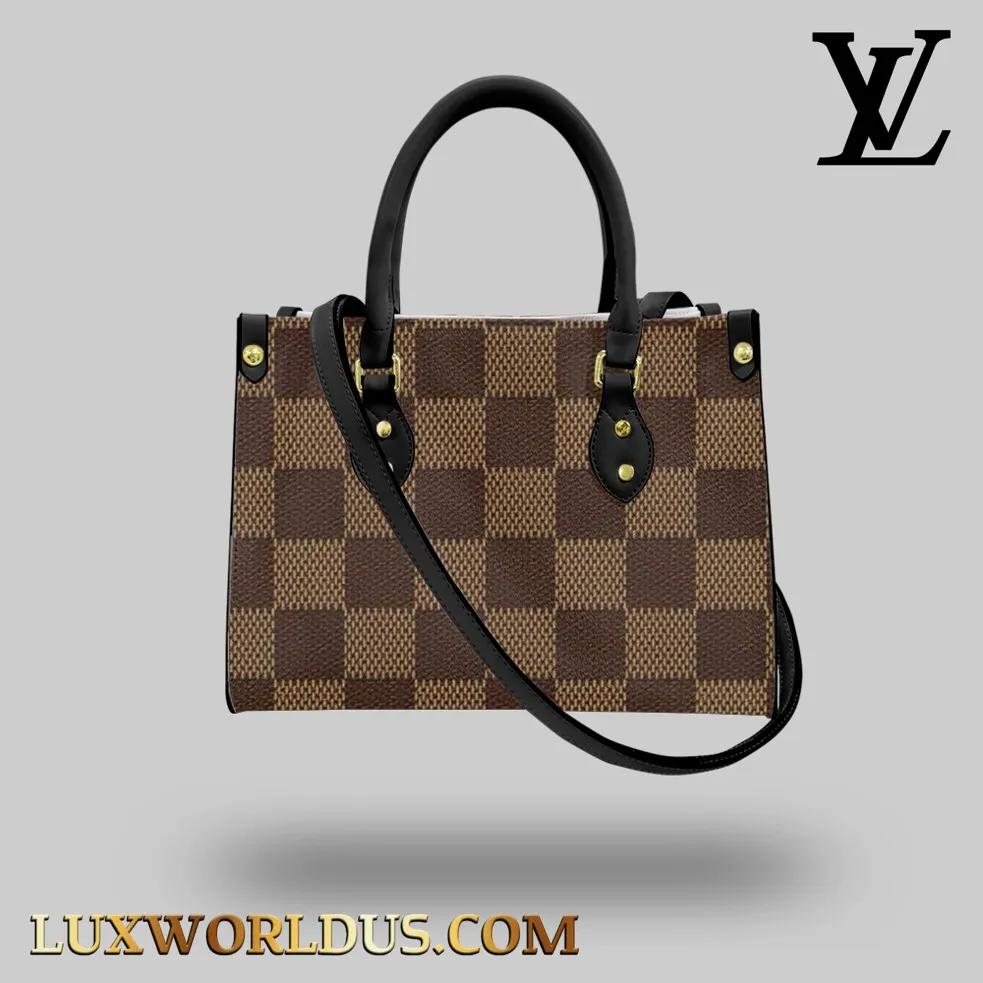 Louis Vuitton Iconic Damier Ebene Top Handle Tote Bag