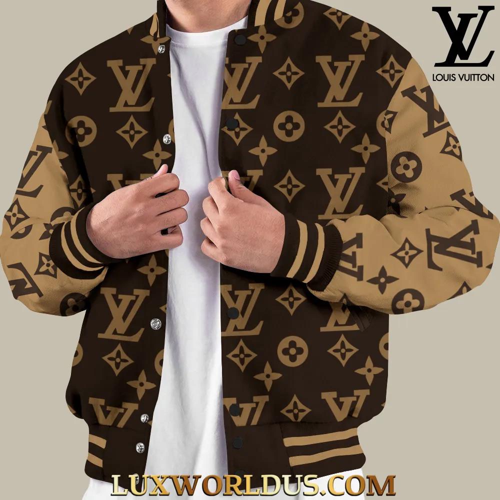 Louis Vuitton Iconic Monogram Brown Varsity Jacket