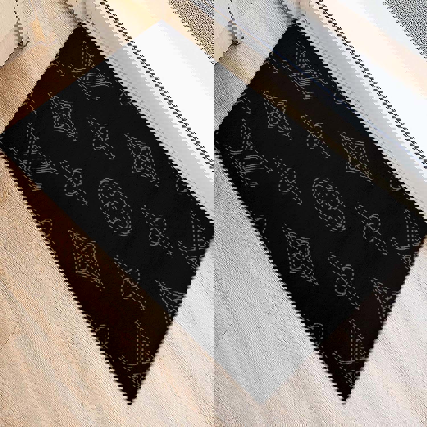 Louis Vuitton Iconic Monogram Fleece Doormat - Luxury Entrance Rug