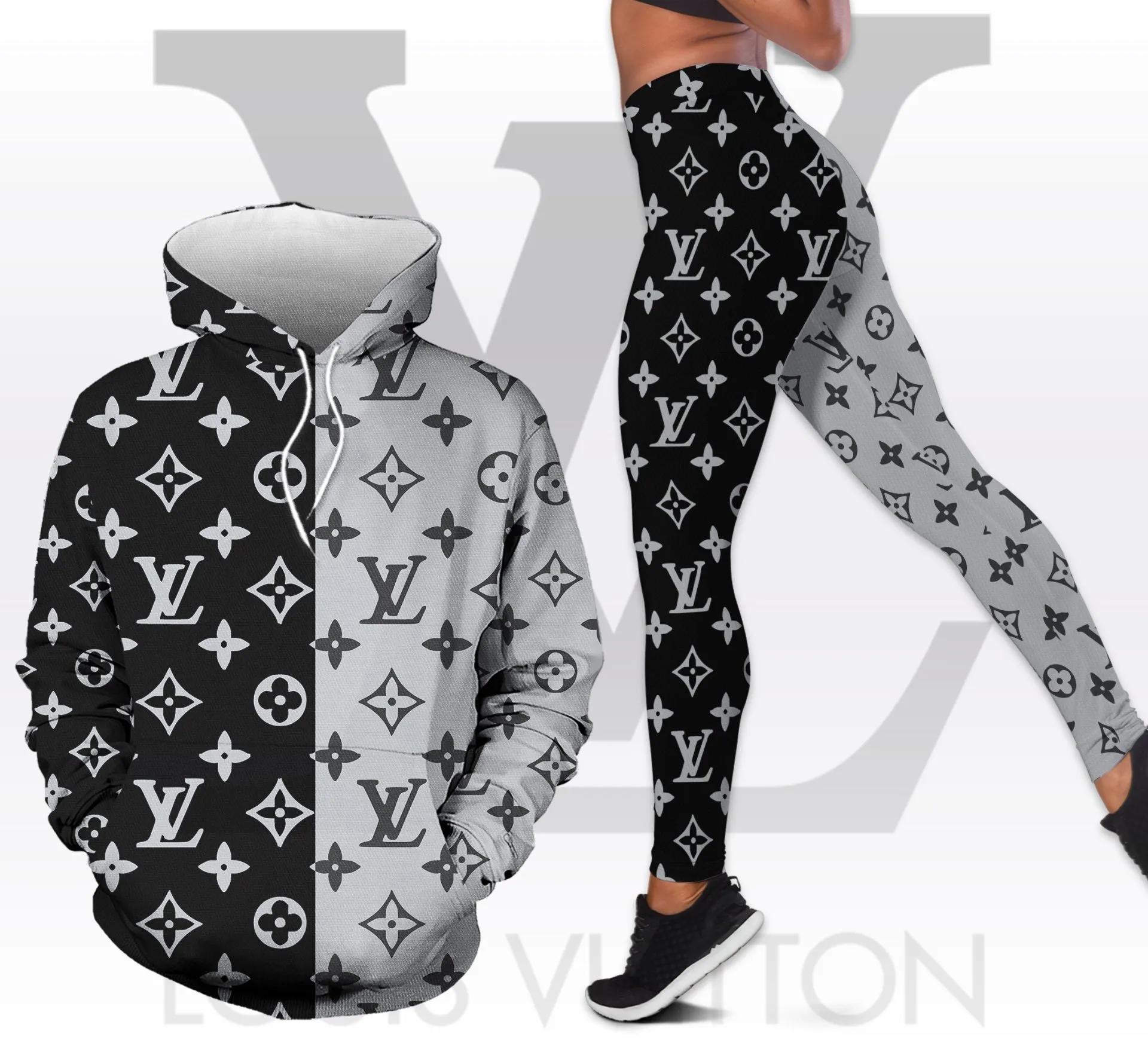 Louis Vuitton Iconic Monogram Hoodie & Leggings Set