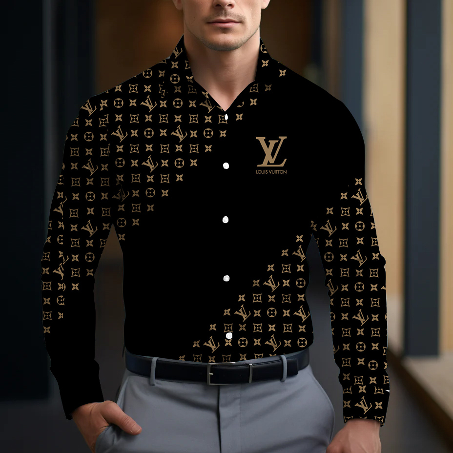 Louis Vuitton Iconic Monogram Long Sleeves Shirt