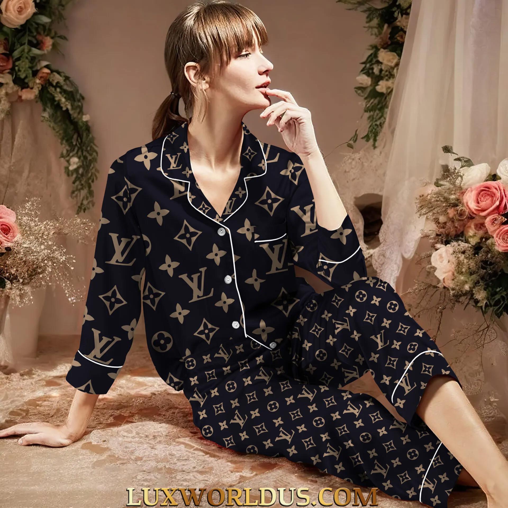 Louis Vuitton Iconic Monogram Pajamas Midnight Blue