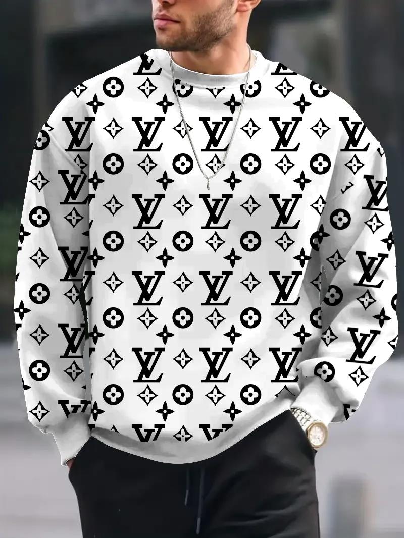 Louis Vuitton Iconic Monogram Sweater and Luxury Lifestyle Ad