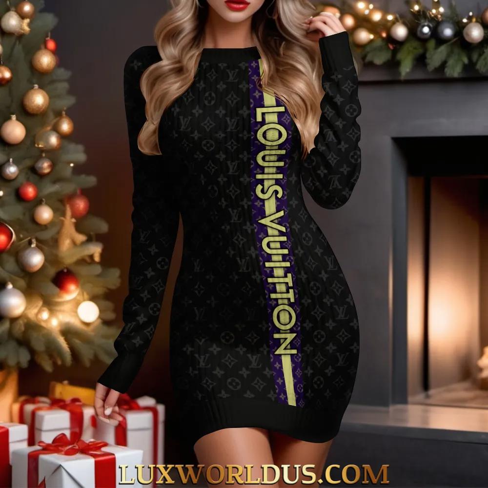 Louis Vuitton Iconic Monogram Sweater Dress