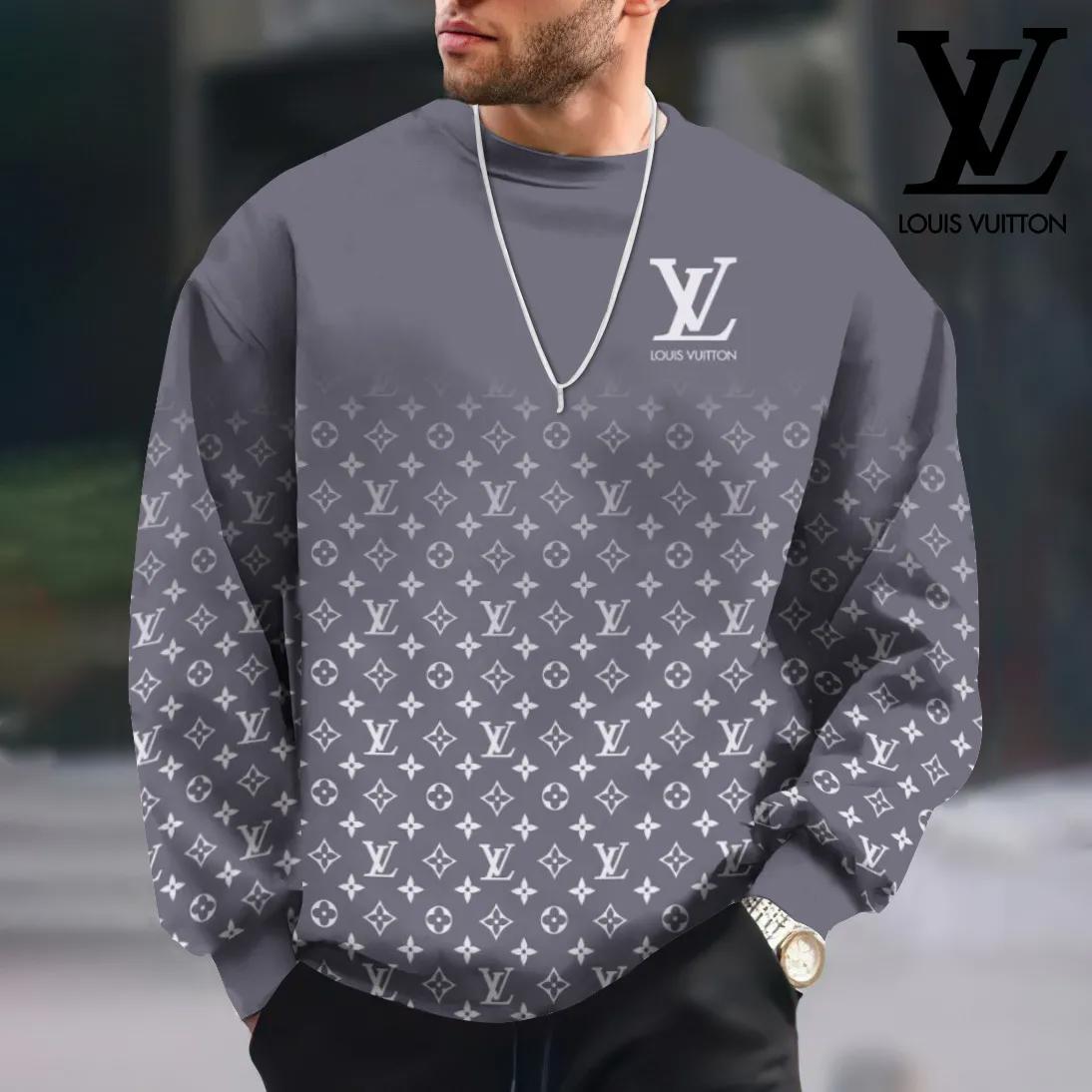Louis Vuitton Iconic Monogram Sweater in Grey