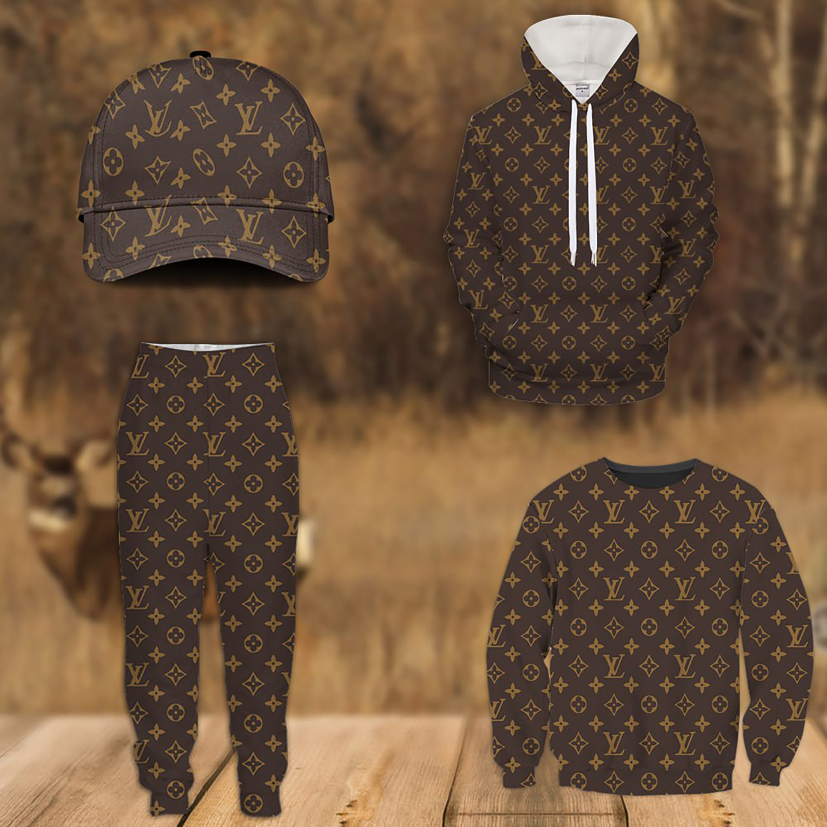 Louis Vuitton Iconic Monogram Sweater Set