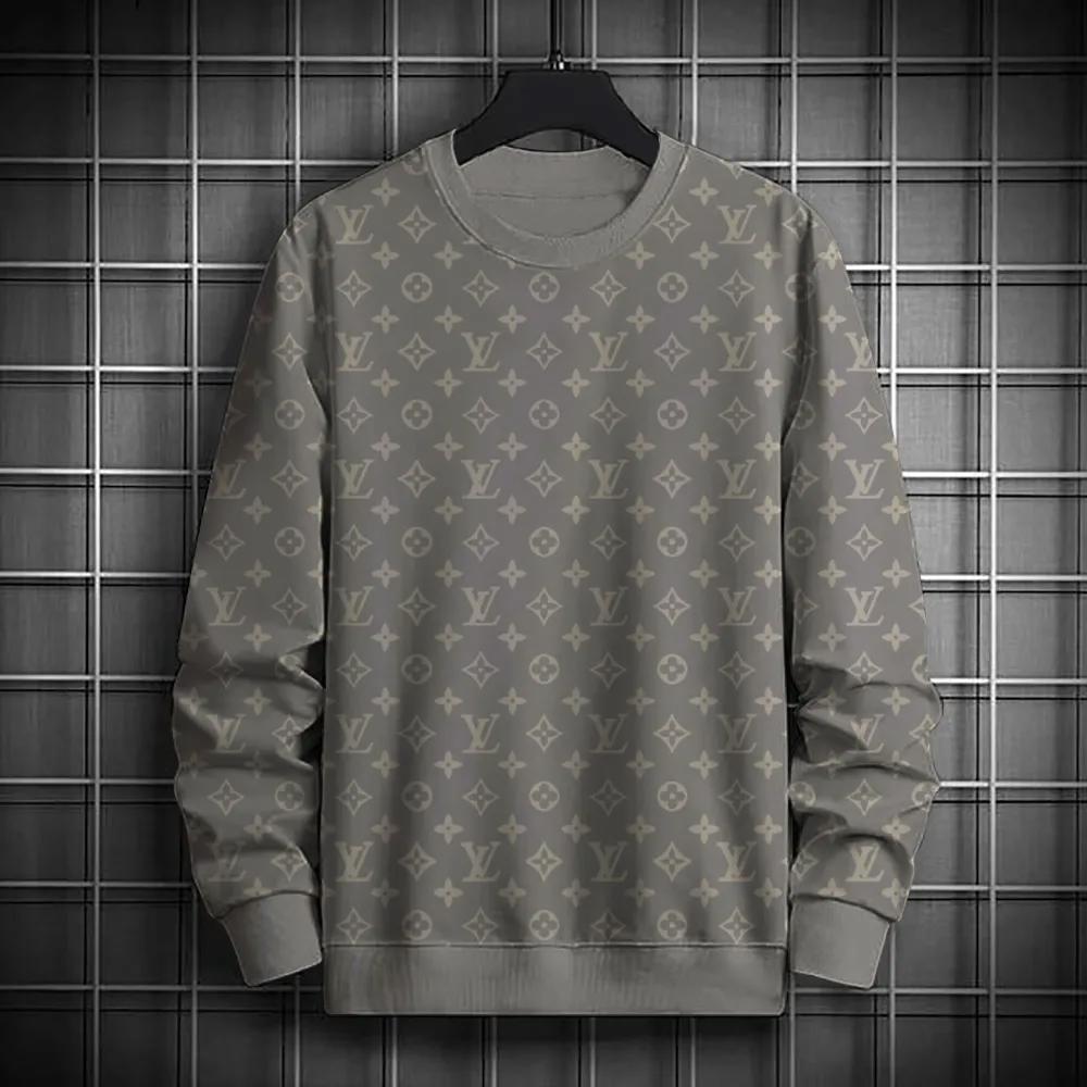 Louis Vuitton Iconic Monogram Sweatshirt Grey Edition