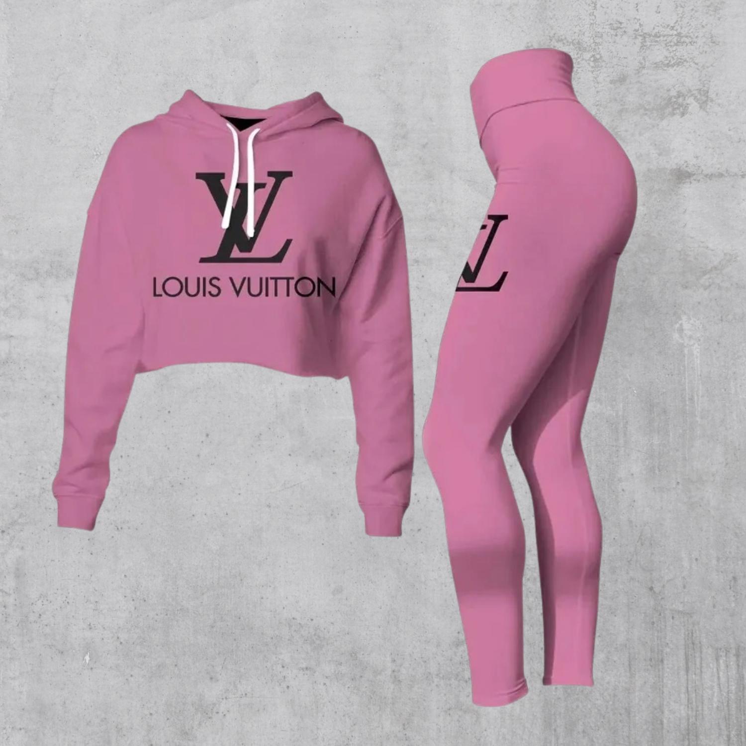 Louis Vuitton Iconic Pink Legging Ensemble