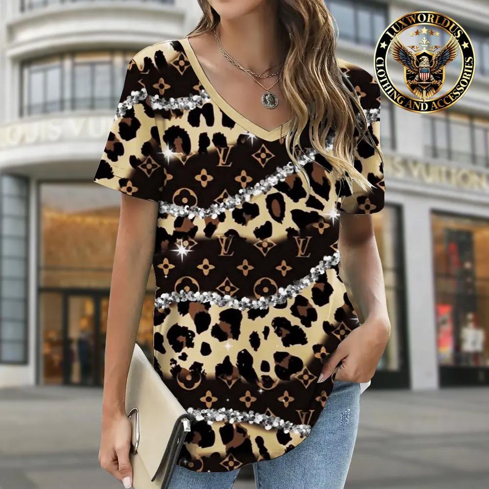 Louis Vuitton Leopard Print Statement Top