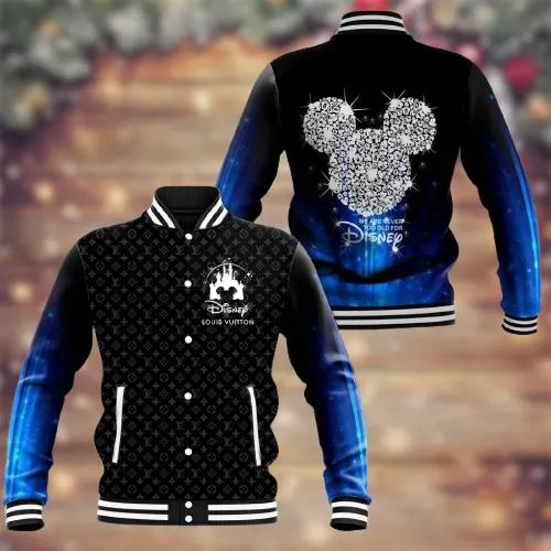 Louis Vuitton Limited Edition Blue Satin Varsity Jacket