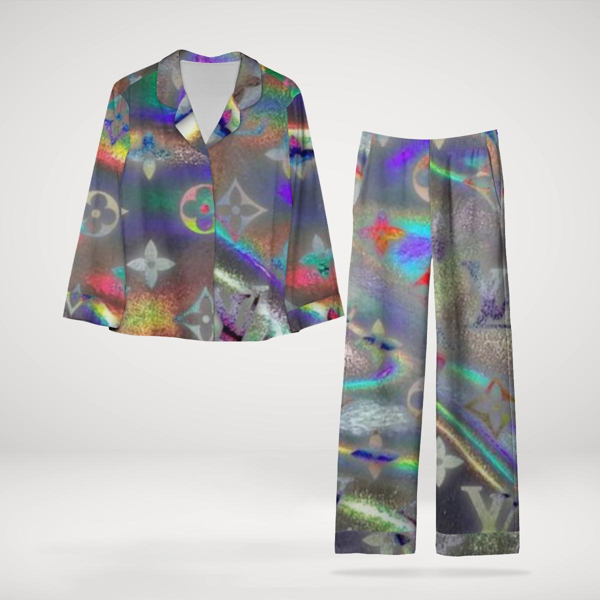 Louis Vuitton Luxe Holographic Tracksuits