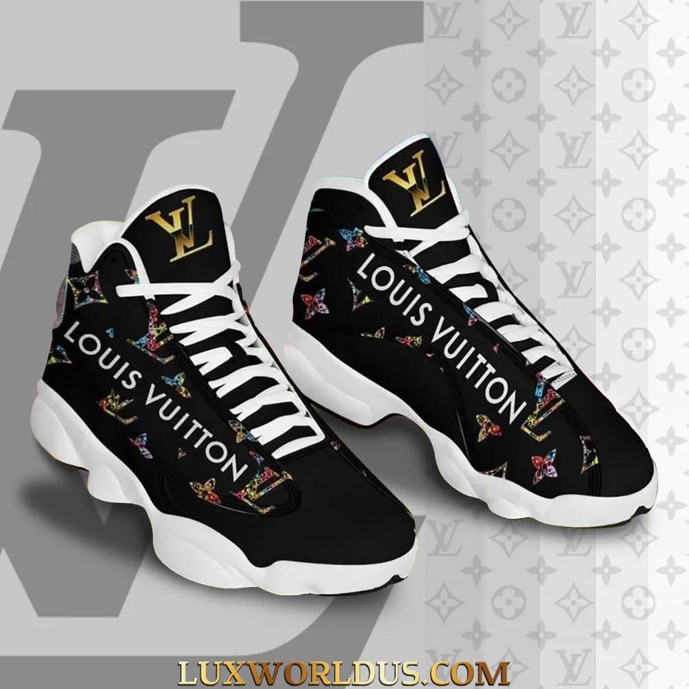 Louis Vuitton Luxe Monogram High-Top Sneaker