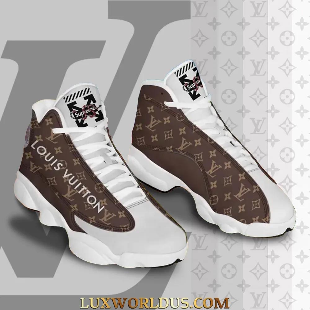 Louis Vuitton Luxe Monogram Jordan 13 Sneaker - High-Top Edition