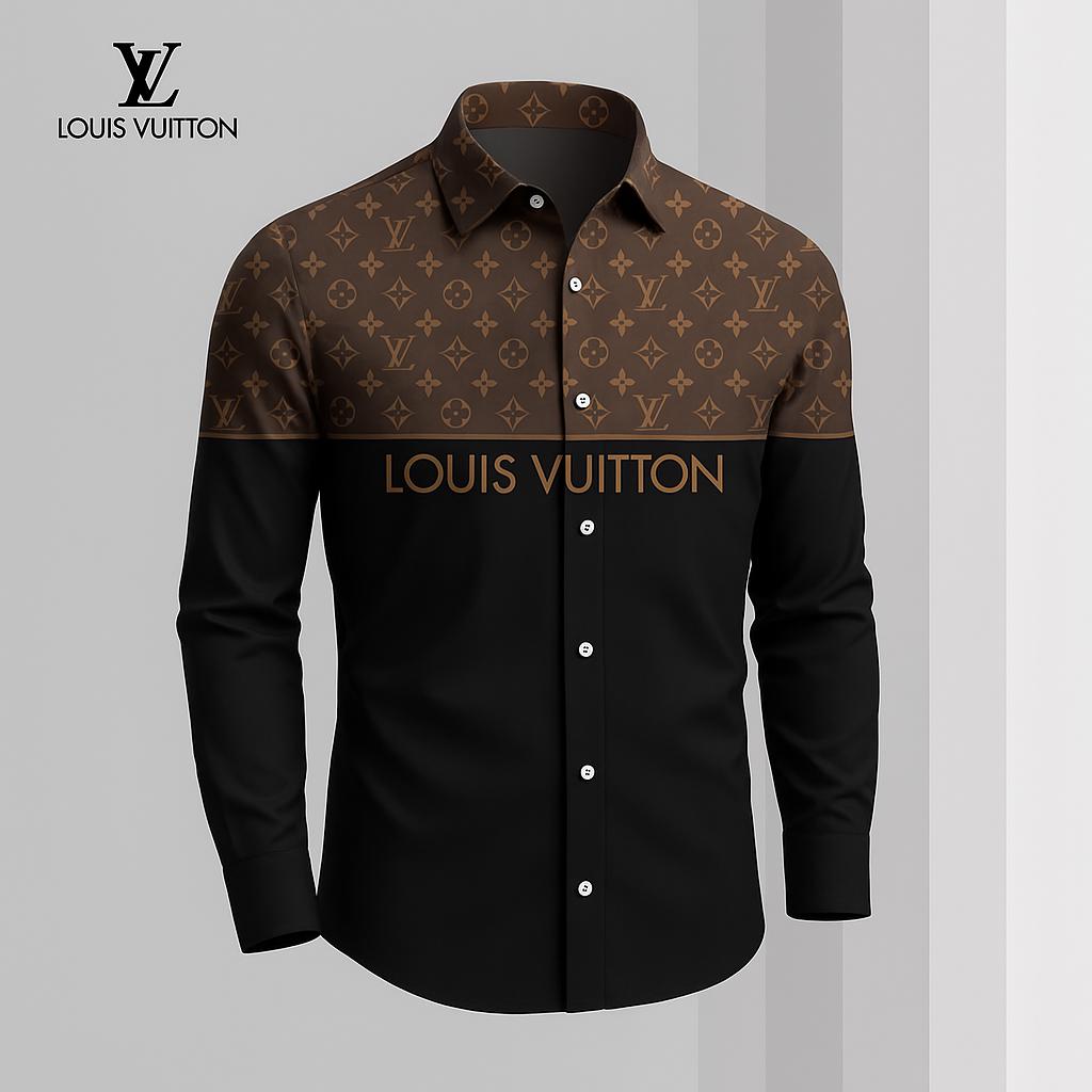 Louis Vuitton Luxe Monogram Long Sleeves Shirt