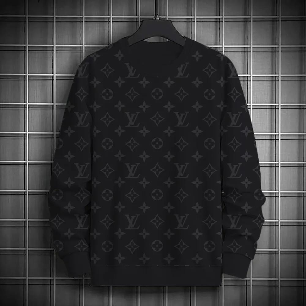 Louis Vuitton Monogram Black Statement Sweatshirt