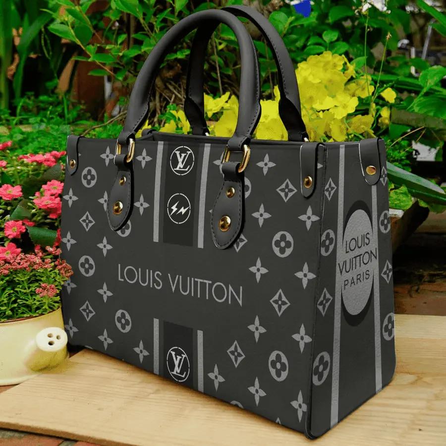 Louis Vuitton Monogram Black Tote Bag