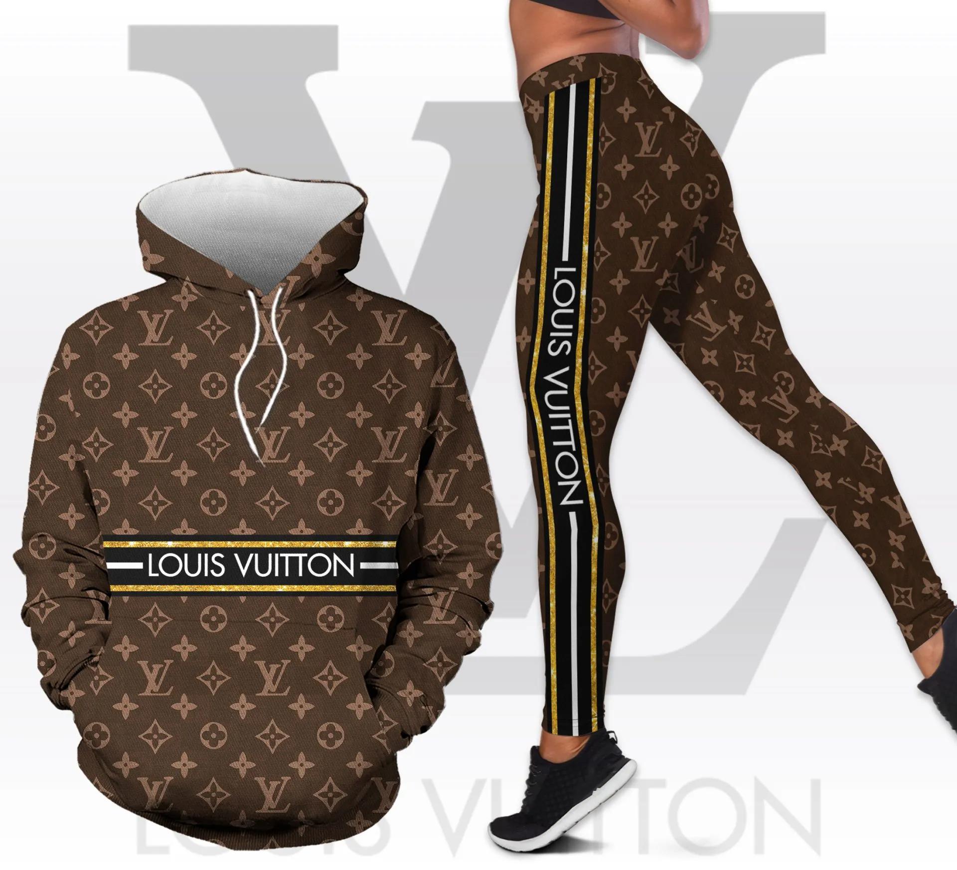 Louis Vuitton Monogram Brown Jogger Set