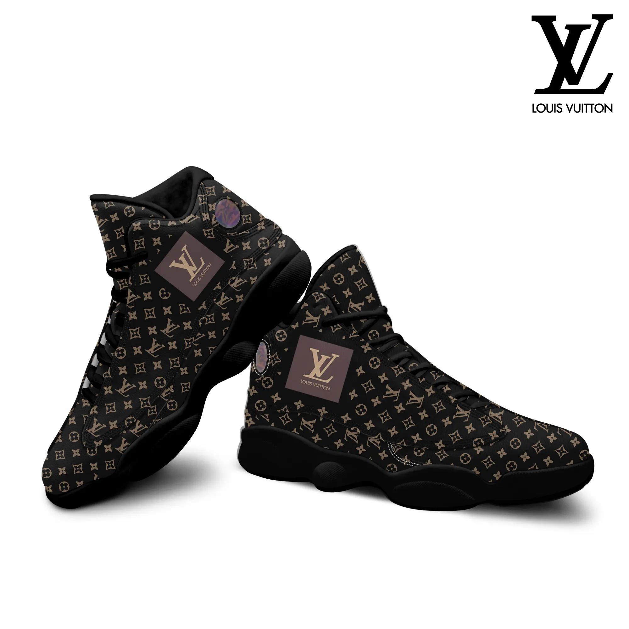 Louis Vuitton Monogram Canvas Jordan 13 Sneaker - Bold Statement Piece