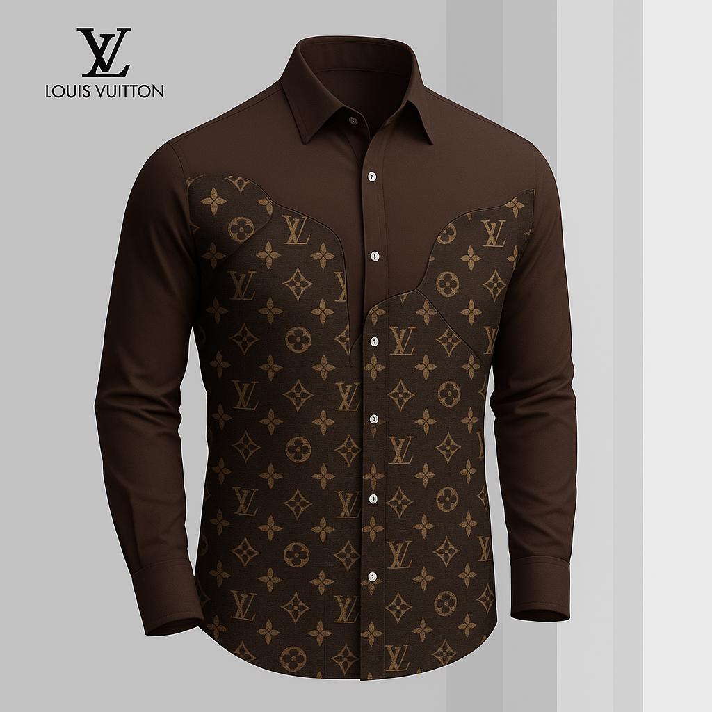 Louis Vuitton Monogram Detail Long Sleeves Shirt
