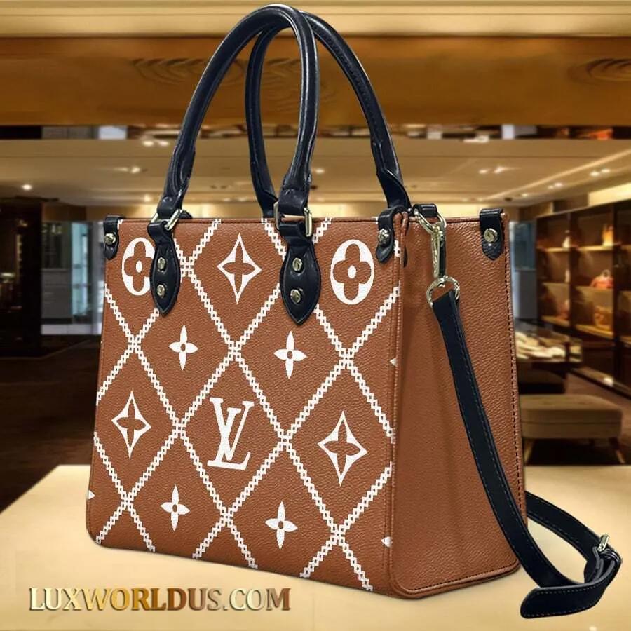 Louis Vuitton Monogram Eclipse Satchel Brown and Chic