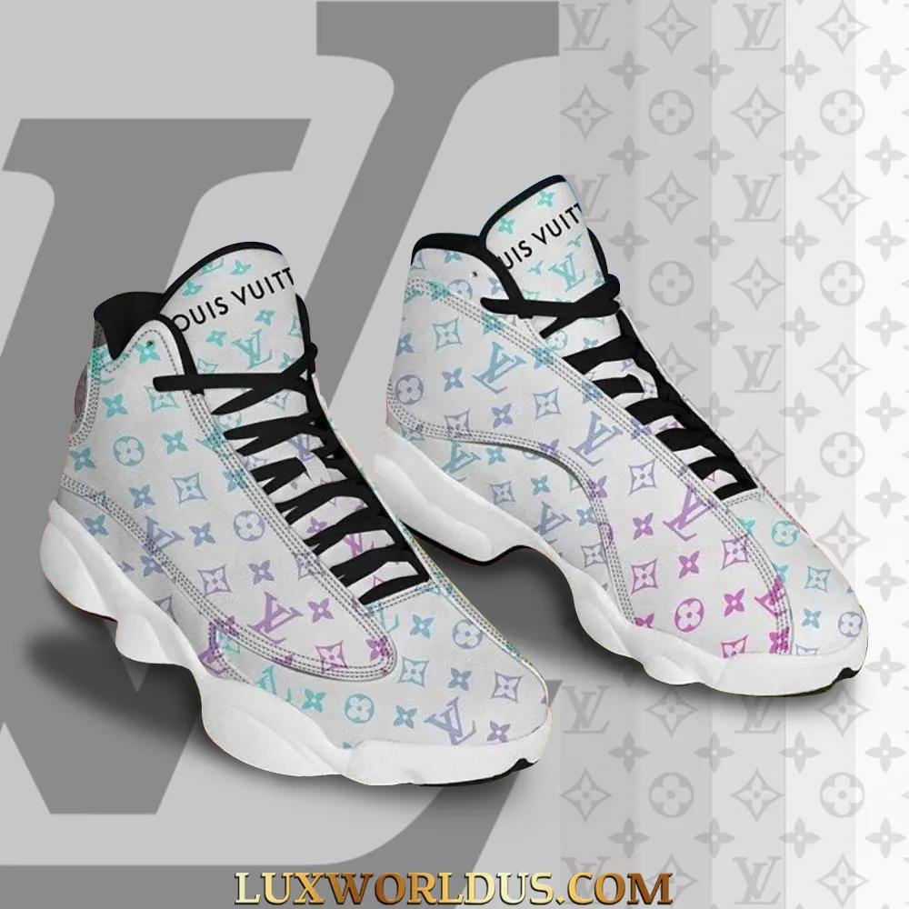 Louis Vuitton Monogram High-Top Air Jordan 13 Sneaker - Chic Elegance