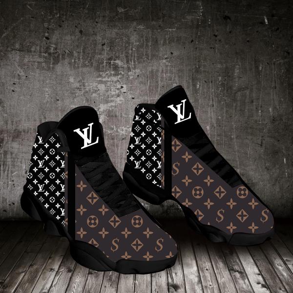 Louis Vuitton Monogram High-Top Jordan 13 Sneakers and Chic Style
